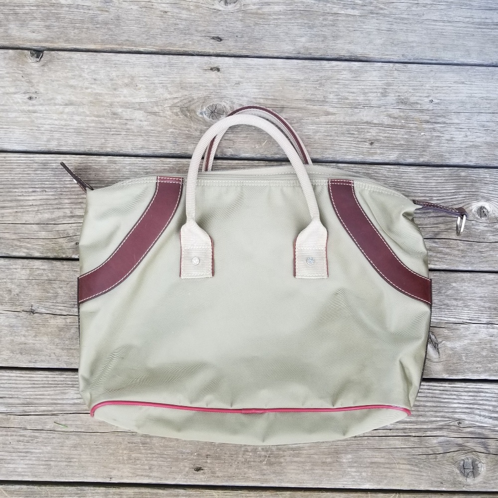 Lancel Kahki Travel bag